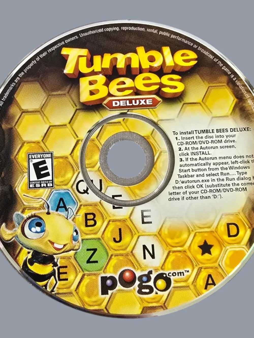 Tumble Bees Deluxe PC Game From Pogo.com CIB Complete in Box